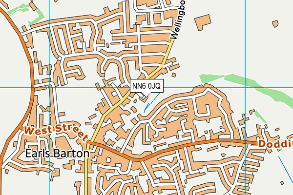 NN6 0JQ map - OS VectorMap District (Ordnance Survey)