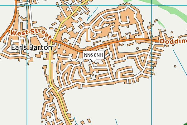 NN6 0NH map - OS VectorMap District (Ordnance Survey)