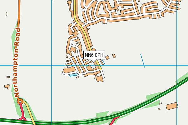 NN6 0PH map - OS VectorMap District (Ordnance Survey)