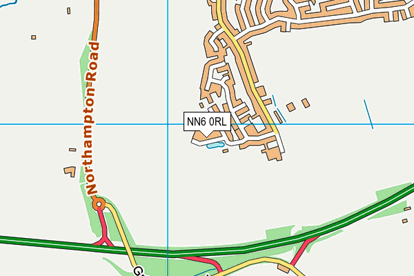 NN6 0RL map - OS VectorMap District (Ordnance Survey)