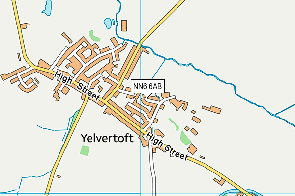 NN6 6AB map - OS VectorMap District (Ordnance Survey)