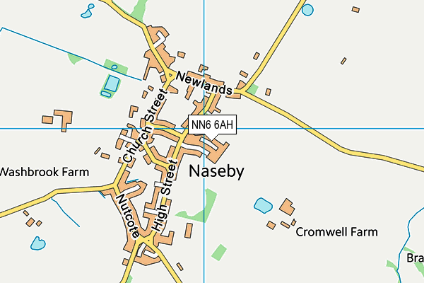 NN6 6AH map - OS VectorMap District (Ordnance Survey)