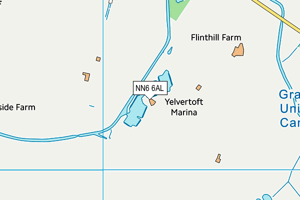 NN6 6AL map - OS VectorMap District (Ordnance Survey)