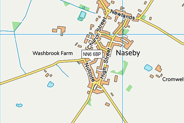 NN6 6BP map - OS VectorMap District (Ordnance Survey)