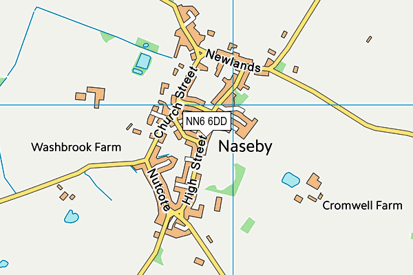NN6 6DD map - OS VectorMap District (Ordnance Survey)