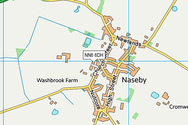 NN6 6DH map - OS VectorMap District (Ordnance Survey)