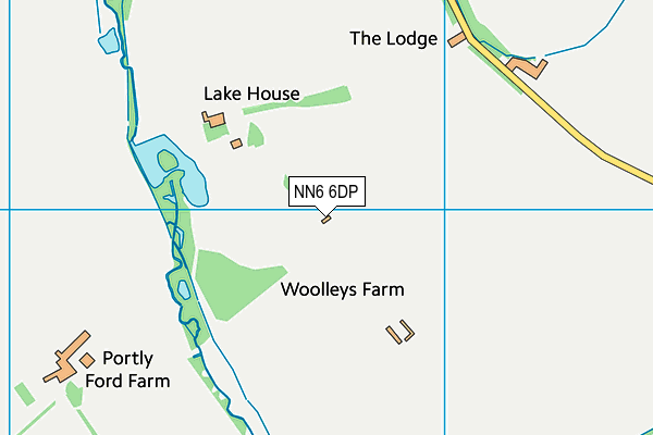 NN6 6DP map - OS VectorMap District (Ordnance Survey)