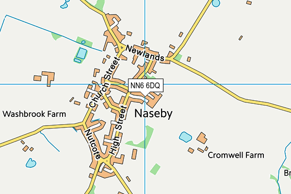NN6 6DQ map - OS VectorMap District (Ordnance Survey)