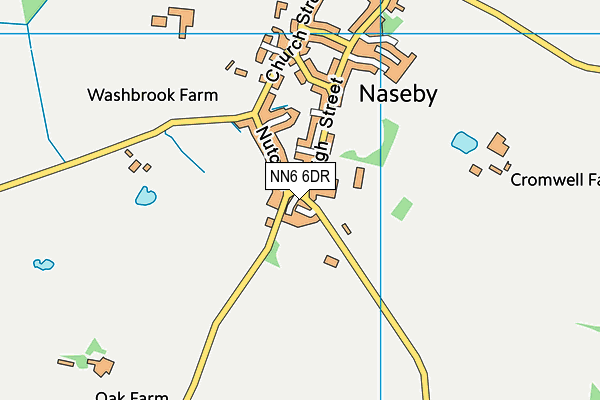 NN6 6DR map - OS VectorMap District (Ordnance Survey)