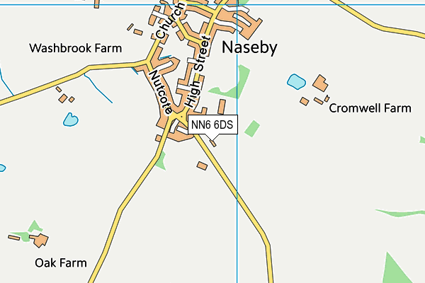 NN6 6DS map - OS VectorMap District (Ordnance Survey)