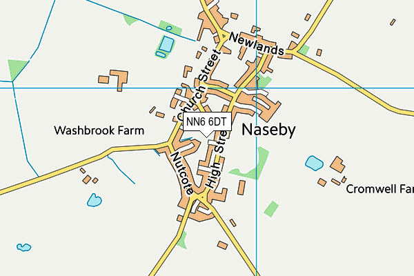 NN6 6DT map - OS VectorMap District (Ordnance Survey)