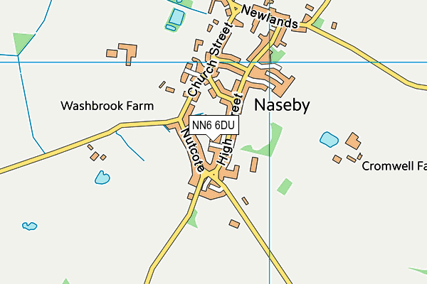 NN6 6DU map - OS VectorMap District (Ordnance Survey)