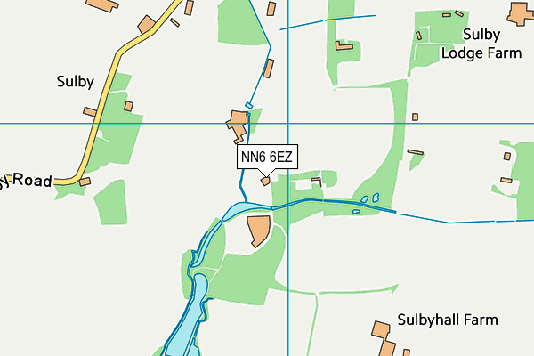 NN6 6EZ map - OS VectorMap District (Ordnance Survey)