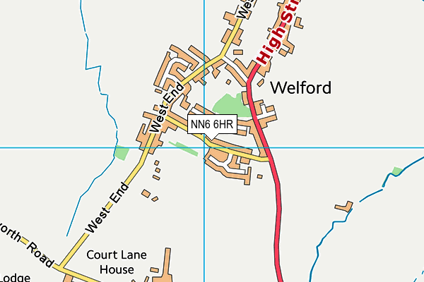NN6 6HR map - OS VectorMap District (Ordnance Survey)