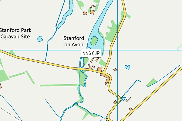 NN6 6JP map - OS VectorMap District (Ordnance Survey)