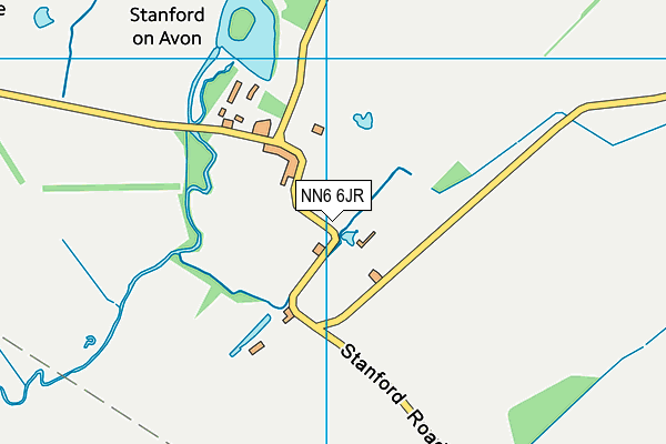 NN6 6JR map - OS VectorMap District (Ordnance Survey)