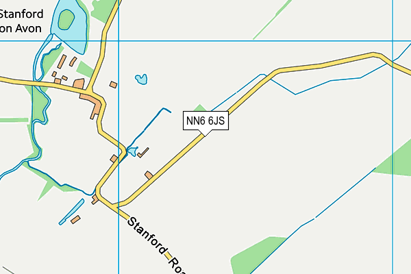 NN6 6JS map - OS VectorMap District (Ordnance Survey)