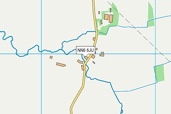 NN6 6JU map - OS VectorMap District (Ordnance Survey)