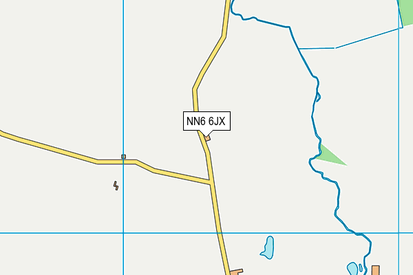 NN6 6JX map - OS VectorMap District (Ordnance Survey)
