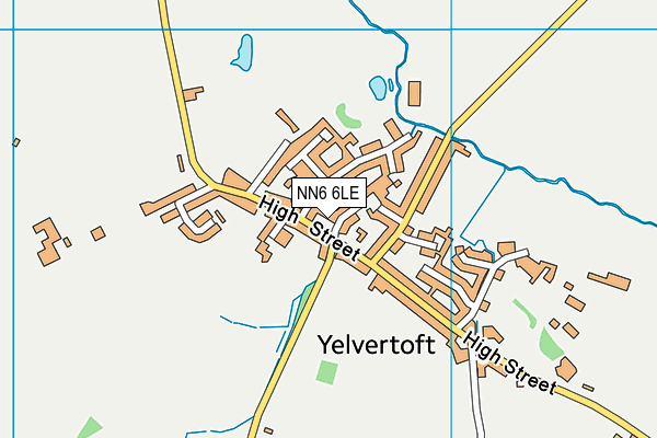 NN6 6LE map - OS VectorMap District (Ordnance Survey)