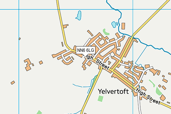 NN6 6LG map - OS VectorMap District (Ordnance Survey)