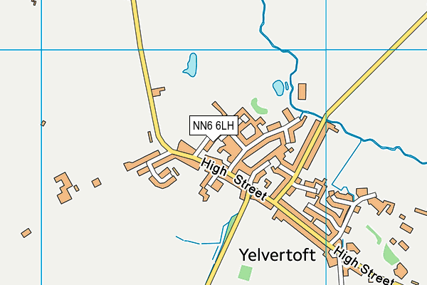 Yelvertoft Primary School map (NN6 6LH) - OS VectorMap District (Ordnance Survey)