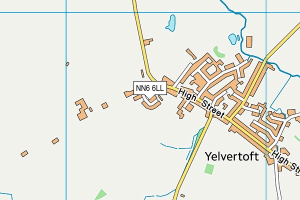 NN6 6LL map - OS VectorMap District (Ordnance Survey)