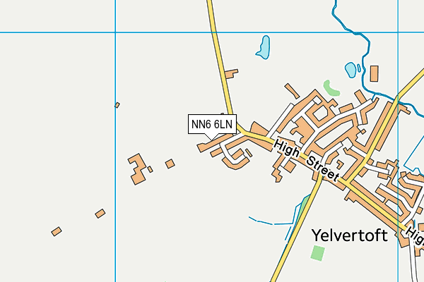 NN6 6LN map - OS VectorMap District (Ordnance Survey)