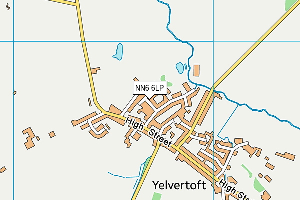 NN6 6LP map - OS VectorMap District (Ordnance Survey)