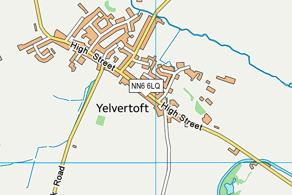 NN6 6LQ map - OS VectorMap District (Ordnance Survey)