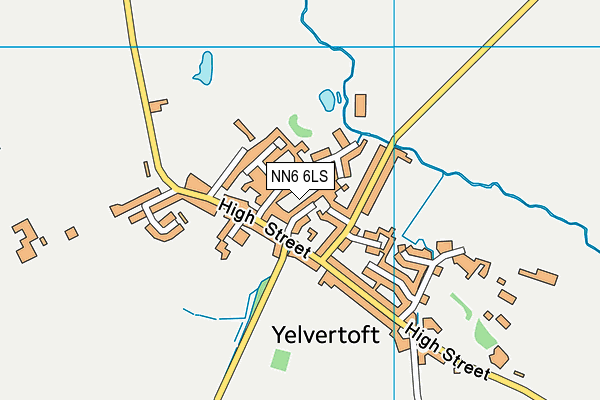 NN6 6LS map - OS VectorMap District (Ordnance Survey)