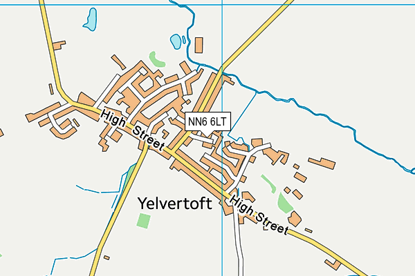 NN6 6LT map - OS VectorMap District (Ordnance Survey)