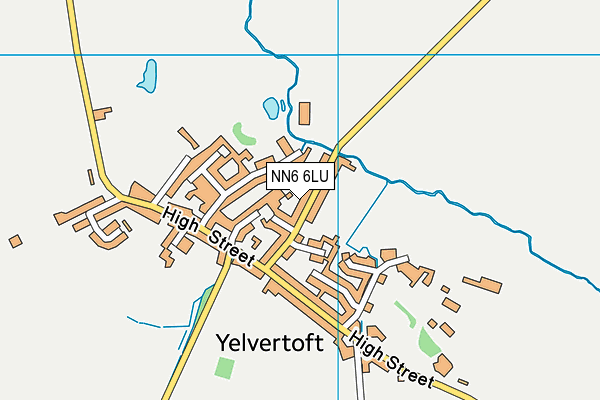 NN6 6LU map - OS VectorMap District (Ordnance Survey)