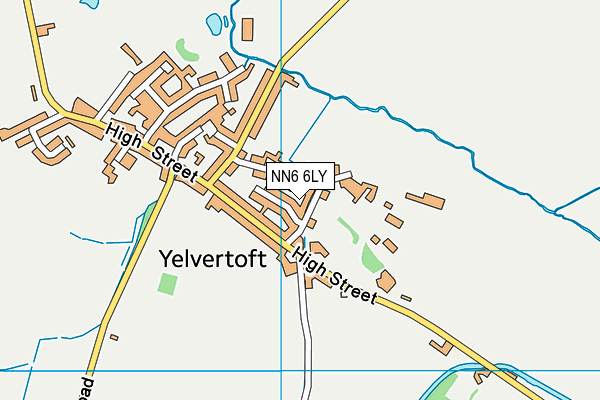 NN6 6LY map - OS VectorMap District (Ordnance Survey)