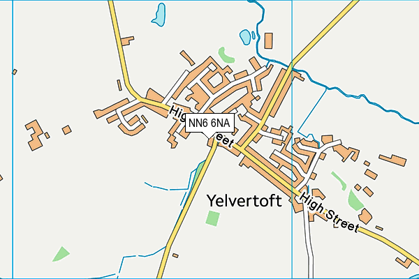NN6 6NA map - OS VectorMap District (Ordnance Survey)