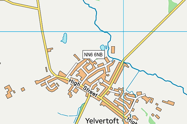 NN6 6NB map - OS VectorMap District (Ordnance Survey)