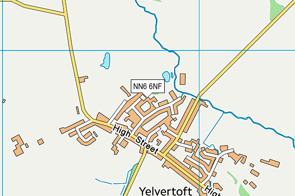 NN6 6NF map - OS VectorMap District (Ordnance Survey)