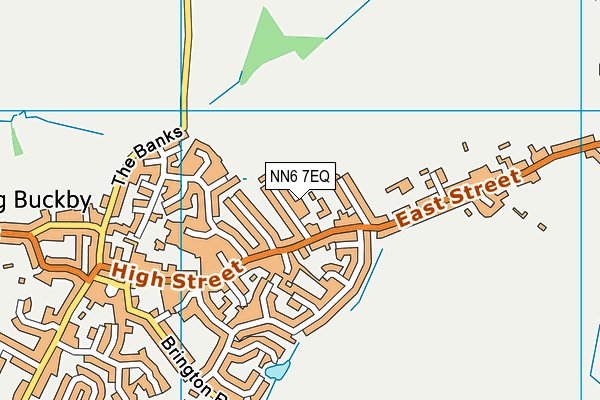 NN6 7EQ map - OS VectorMap District (Ordnance Survey)