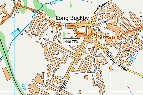 NN6 7FX map - OS VectorMap District (Ordnance Survey)