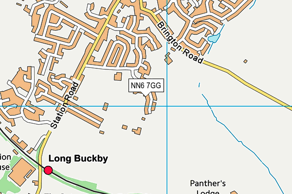 NN6 7GG map - OS VectorMap District (Ordnance Survey)