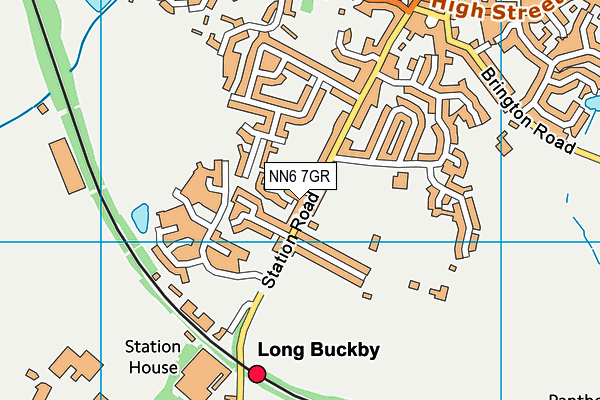 NN6 7GR map - OS VectorMap District (Ordnance Survey)