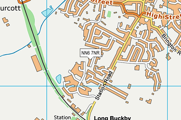 NN6 7NR map - OS VectorMap District (Ordnance Survey)