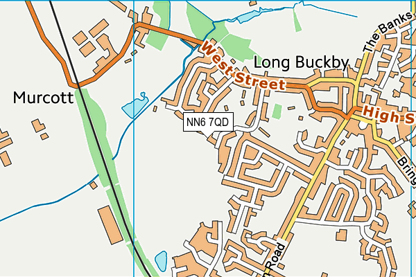 NN6 7QD map - OS VectorMap District (Ordnance Survey)