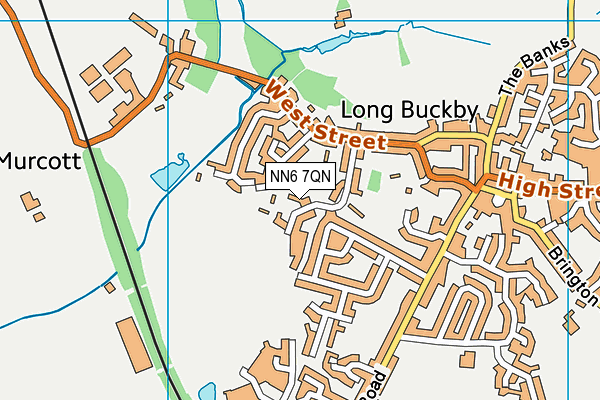 NN6 7QN map - OS VectorMap District (Ordnance Survey)