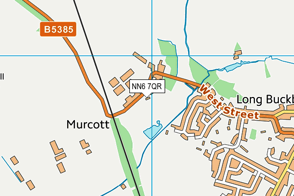 NN6 7QR map - OS VectorMap District (Ordnance Survey)