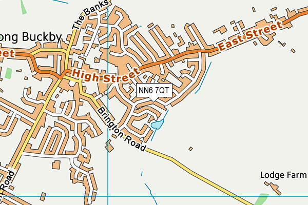 NN6 7QT map - OS VectorMap District (Ordnance Survey)