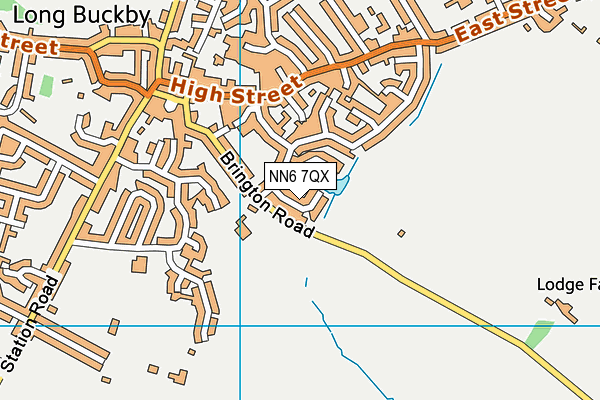 NN6 7QX map - OS VectorMap District (Ordnance Survey)