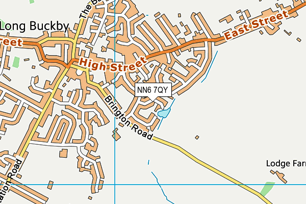 NN6 7QY map - OS VectorMap District (Ordnance Survey)