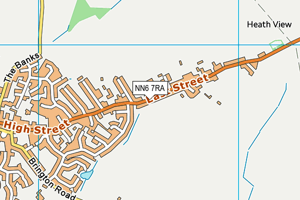 NN6 7RA map - OS VectorMap District (Ordnance Survey)