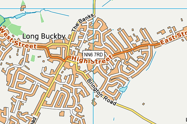 NN6 7RD map - OS VectorMap District (Ordnance Survey)